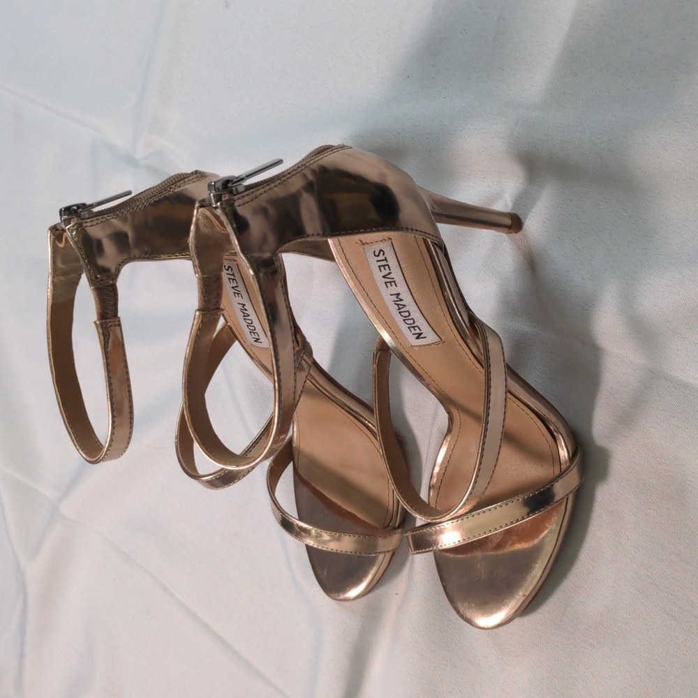 Steve Madden Rose Gold Heels size 7.5M - Picture 7 of 14